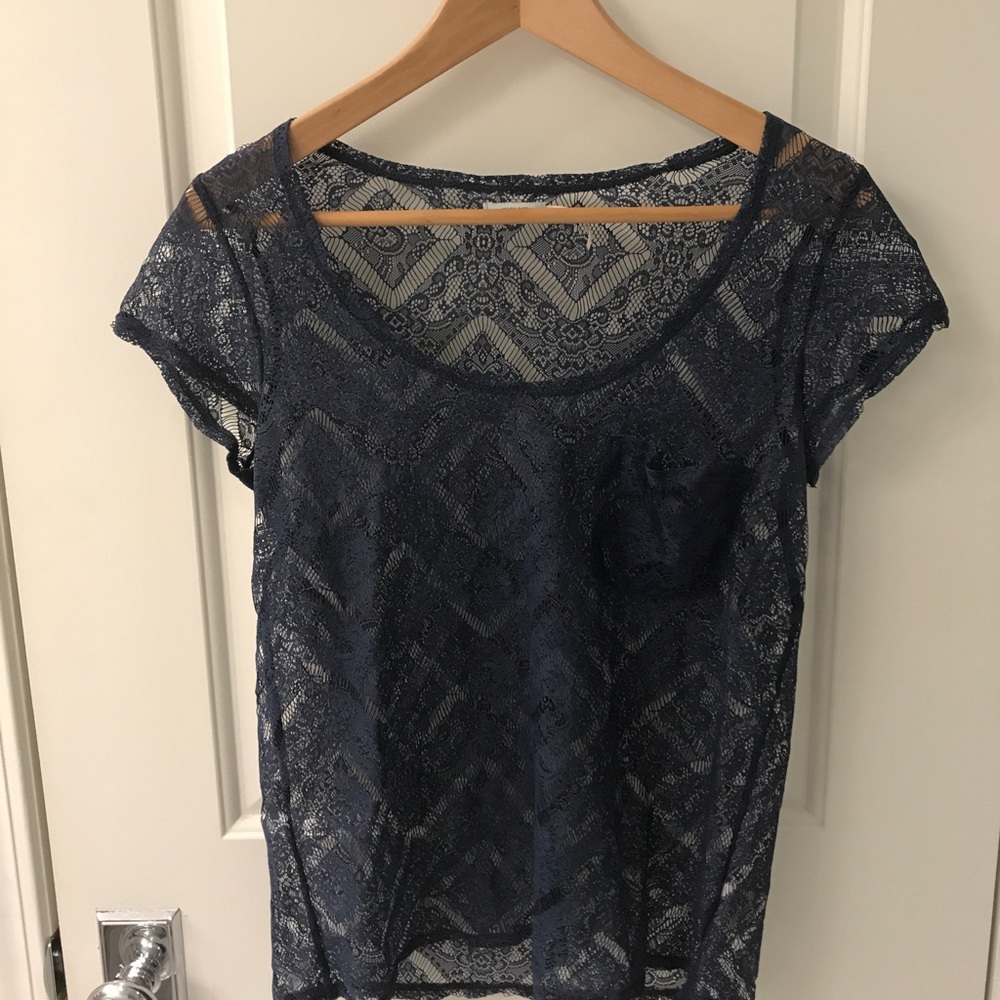 Anthropology Lace shirt.  Size Small.